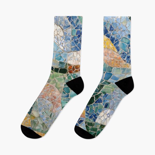 Item preview, Gaudi Inspired Mosaics Tile Pattern designed and sold by GrinGalore.