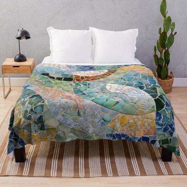 Item preview, Gaudi Inspired Mosaics Tile Pattern designed and sold by GrinGalore.