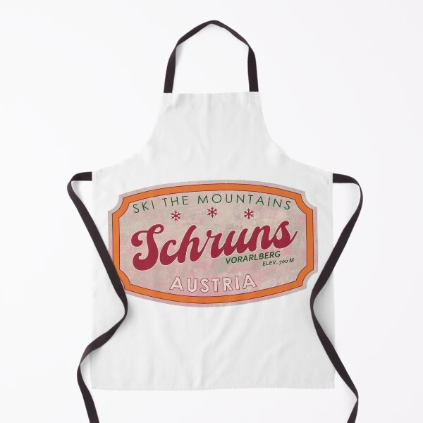 Item preview, Schruns, Austria, Vorarlberg, Ski, textured skiing badge designed and sold by Wanderful-roads.