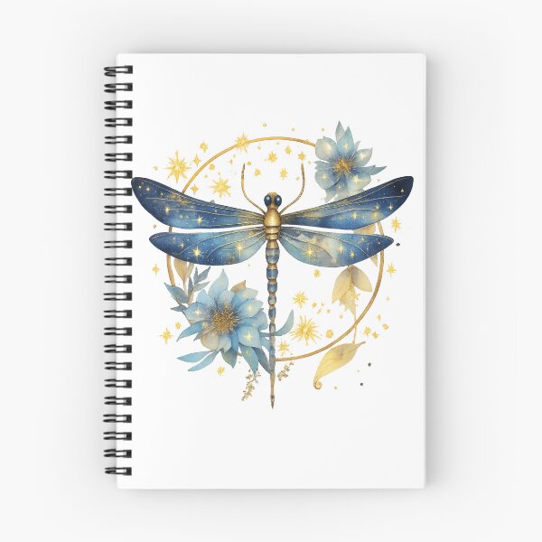 Item preview, Celestial Dragonfly Botanical Fantasy Artwork designed and sold by CottonandQuill.