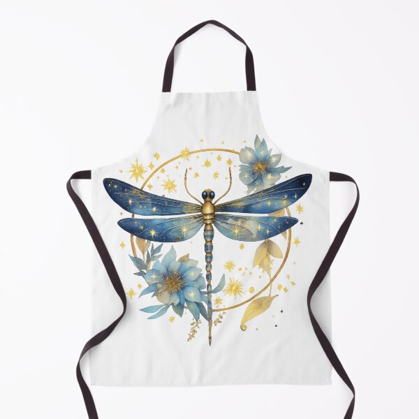 Item preview, Celestial Dragonfly Botanical Fantasy Artwork designed and sold by CottonandQuill.