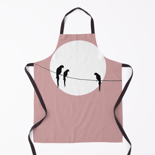 Item preview, Moon with Birds in Blush Pink designed and sold by Pattern&Pixel.