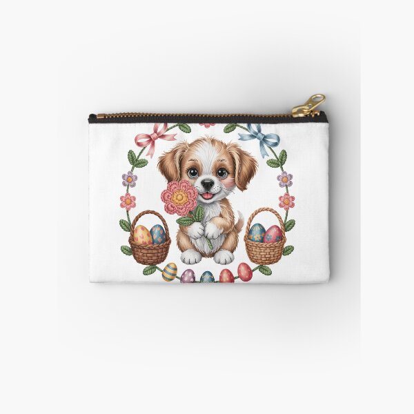 Item preview, Adorable Dog with Easter Eggs designed and sold by jkrphoto.