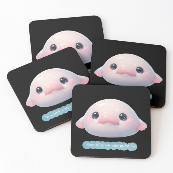 Item preview, Cute Blobfish - kawaii blobfish designed and sold by DamioPolArt.