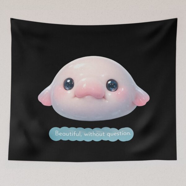 Item preview, Cute Blobfish - kawaii blobfish designed and sold by DamioPolArt.