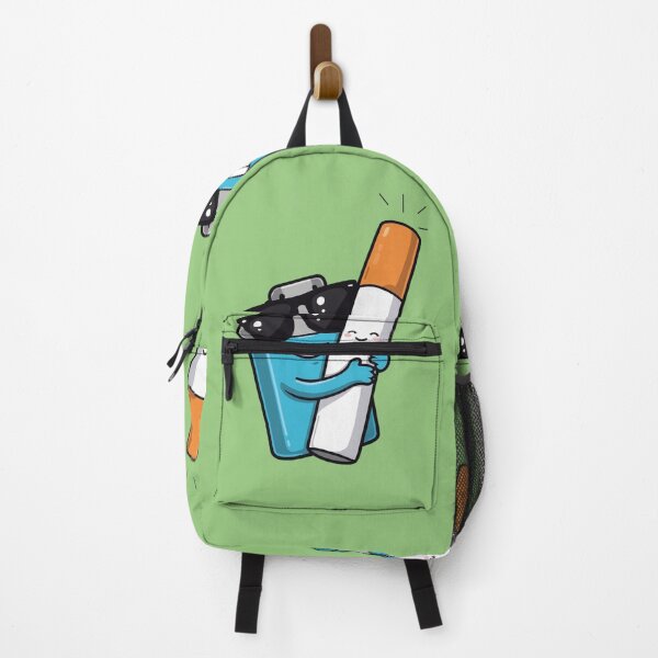 Item preview, Happy Lighter & Cigarette Cartoon – Fun Duo Illustration, Playful & Cheerful Design designed and sold by PixelVibe782.