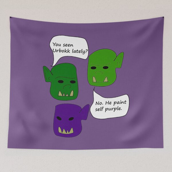 Item preview, Urbokk the Purple designed and sold by UbiquitousScar.