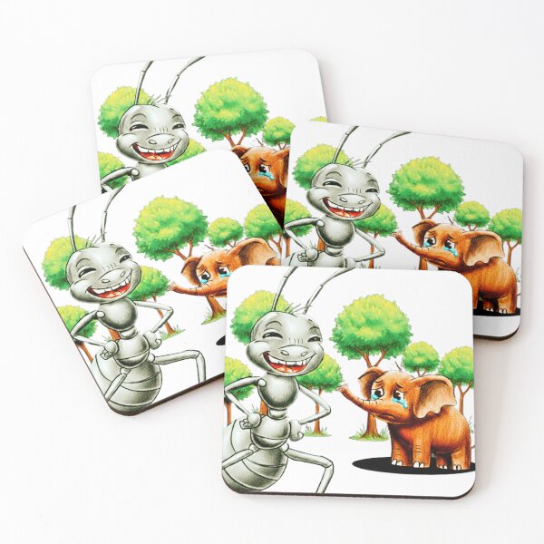 Item preview, Giant Laughing Ant & Tiny Sad Elephant designed and sold by Fatomfatom.