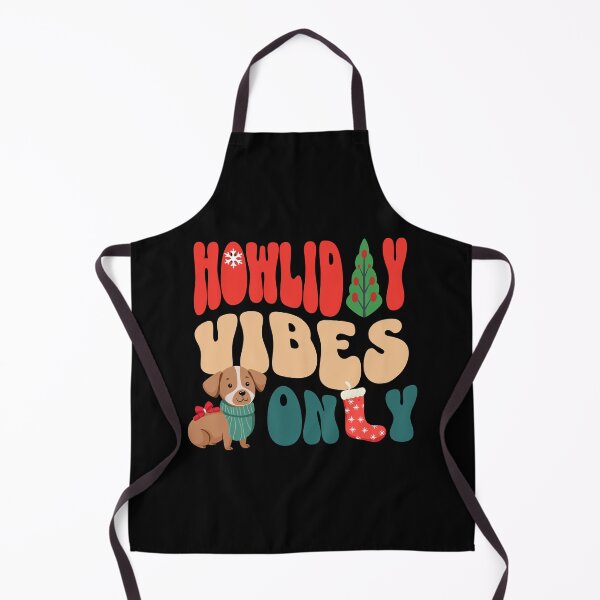 Item preview, Howliday Vibes Only Funny Christmas Dog designed and sold by Sachie's Studio.