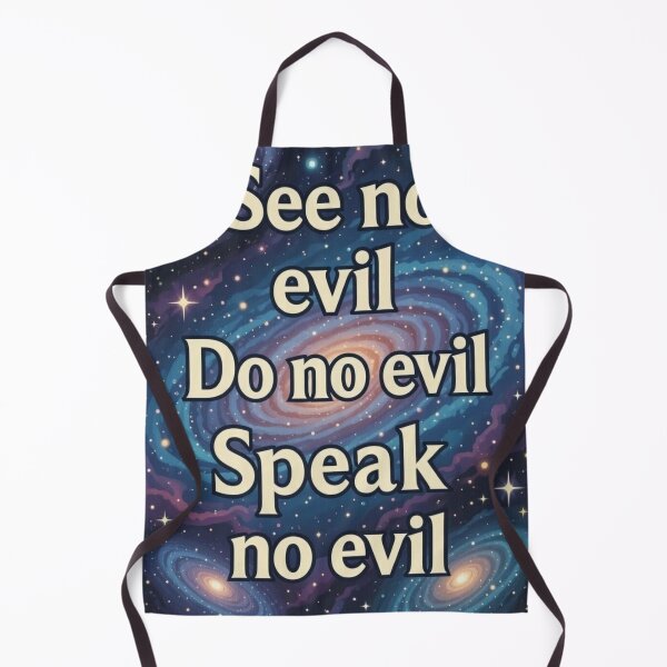 Item preview, see no evil, do no evil, speak no evil designed and sold by Eq2iq.