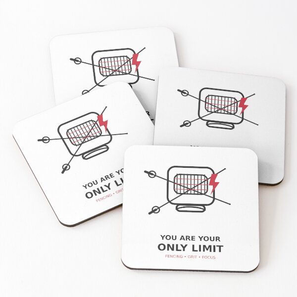 Item preview, You Are Your Only Limit – Fencing Motivation designed and sold by ChillCharmStudio.