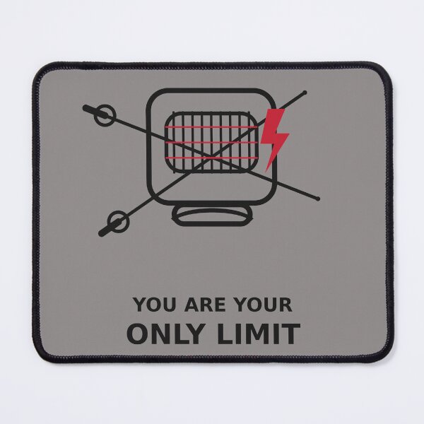 Item preview, You Are Your Only Limit – Fencing Motivation designed and sold by ChillCharmStudio.