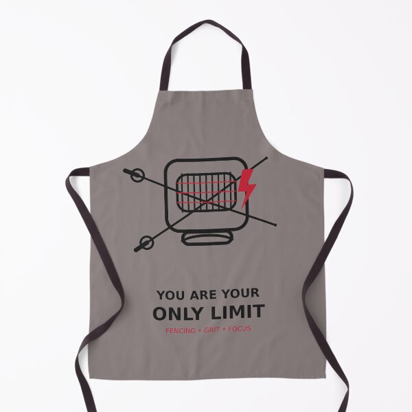 Item preview, You Are Your Only Limit – Fencing Motivation designed and sold by ChillCharmStudio.