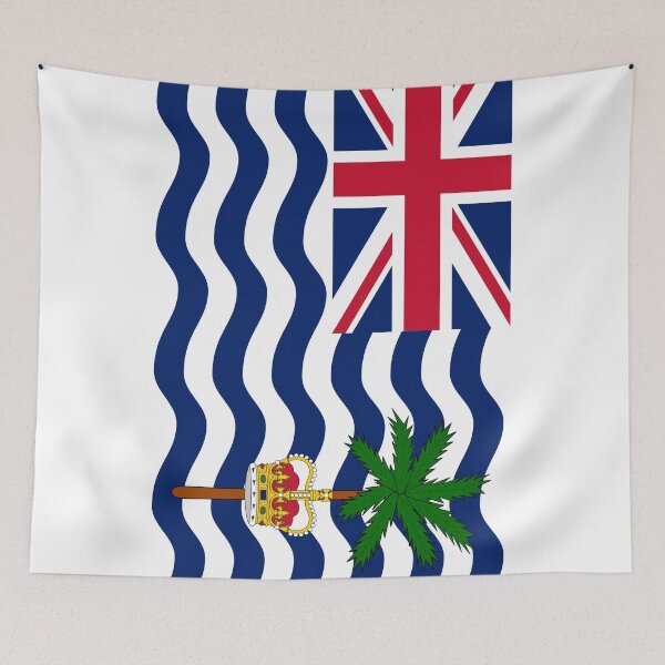 Item preview, Vertical British Indian Ocean Territory Flag designed and sold by NTGUILTY.