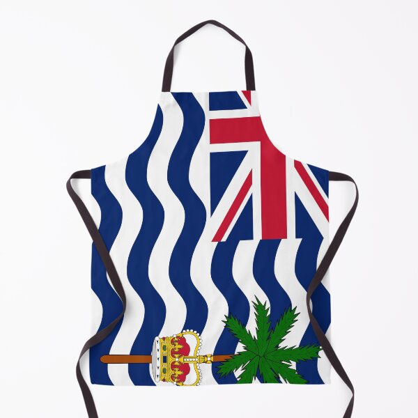 Item preview, Vertical British Indian Ocean Territory Flag designed and sold by NTGUILTY.