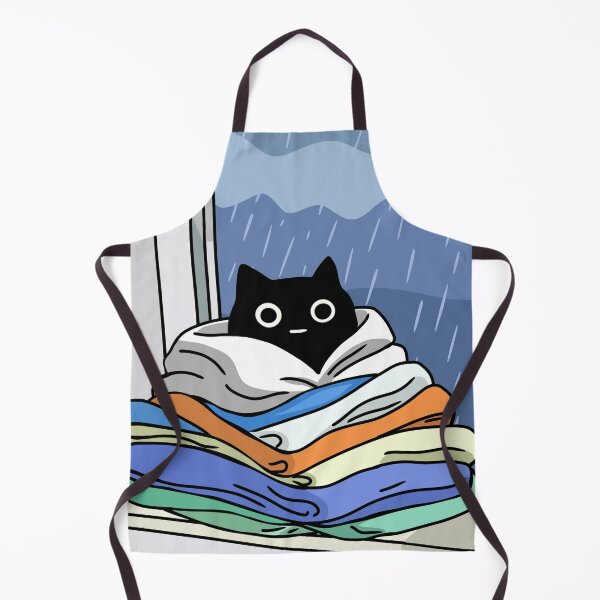 Item preview, Cat Sitting on Clean Laundry designed and sold by ThingsCatsDo.