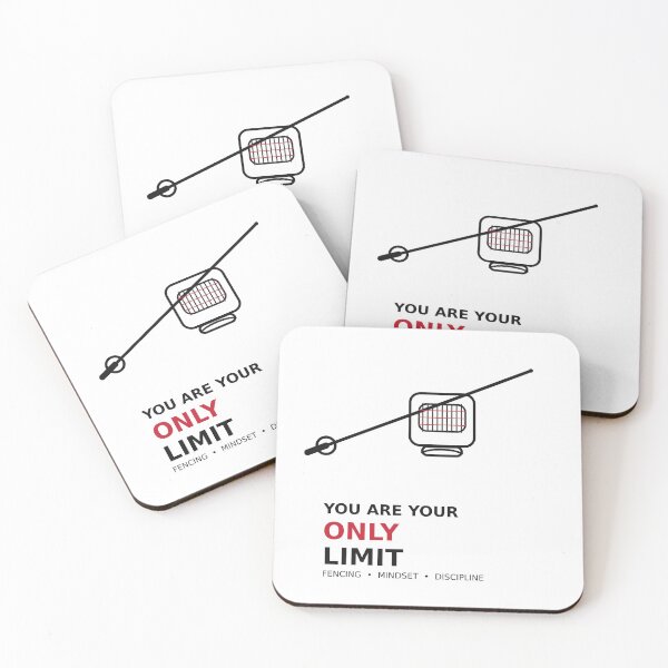 Item preview, You Are Your Only Limit – Fencing designed and sold by ChillCharmStudio.