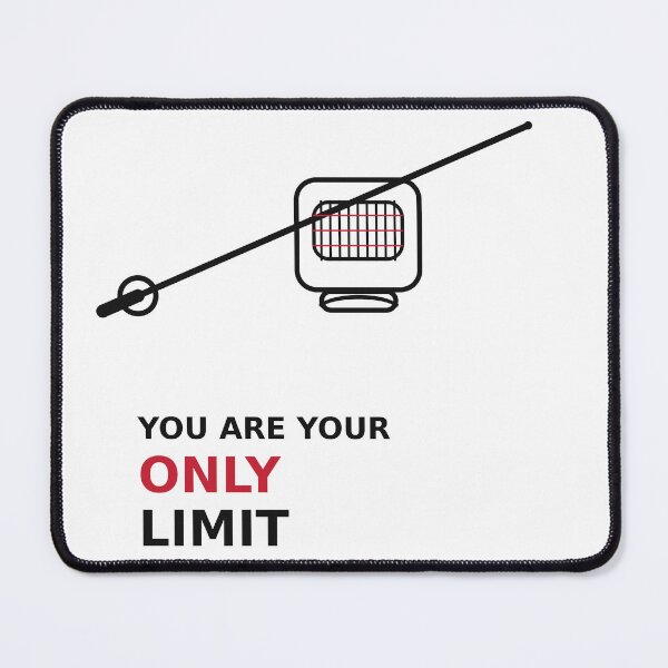 Item preview, You Are Your Only Limit – Fencing designed and sold by ChillCharmStudio.