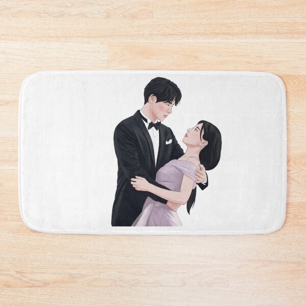 Item preview, Hiro & Cha Mu Hee Romantic Fanart | Can This Love Be Translated K-Drama Illustration designed and sold by Fandom Universe.