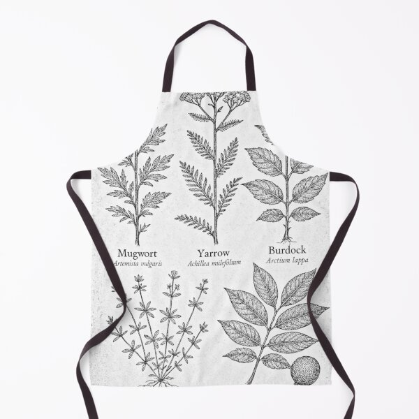 Item preview, Witch’s Medicinal Herb Garden – Vintage Botanical Illustration designed and sold by LuxuryApparels.