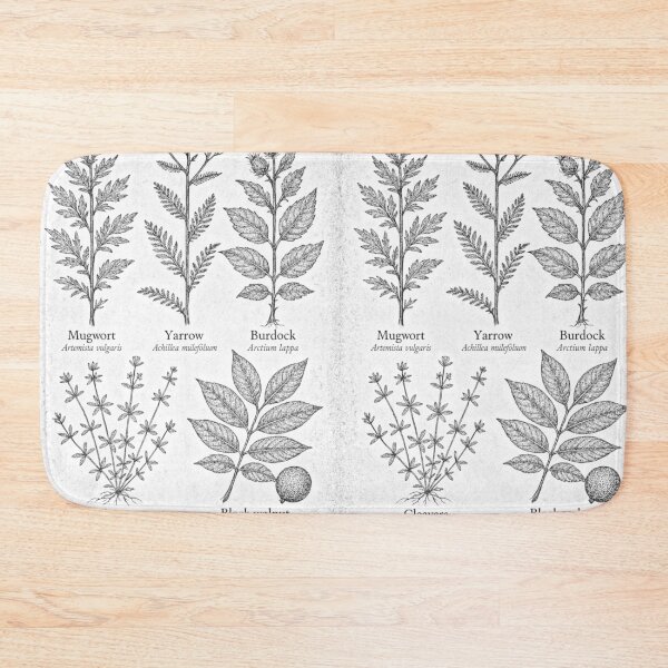 Item preview, Witch’s Medicinal Herb Garden – Vintage Botanical Illustration designed and sold by LuxuryApparels.