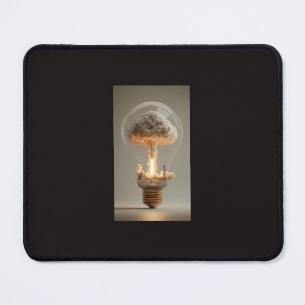 Item preview, Rocket Launch Idea in Light Bulb Surreal Art designed and sold by Aram92Designs.
