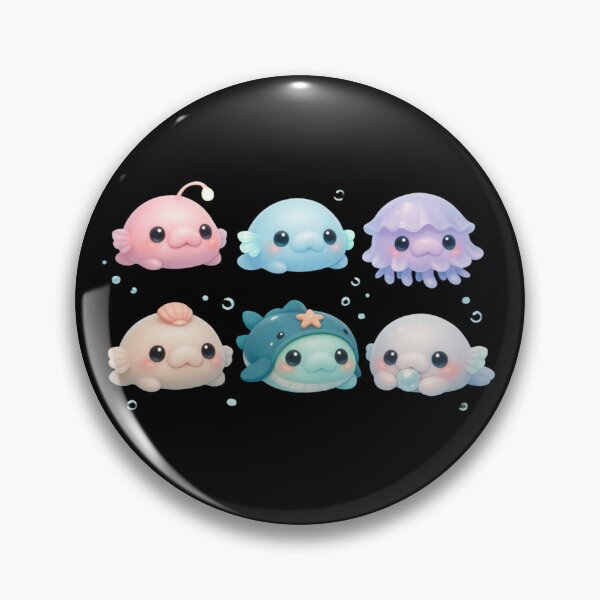 Item preview, Kawaii Blobfish - ugly fish and Ichthyology designed and sold by DamioPolArt.