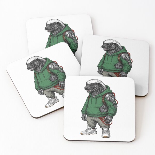 Item preview, Cybernetic Honey badger designed and sold by krabbaraban.