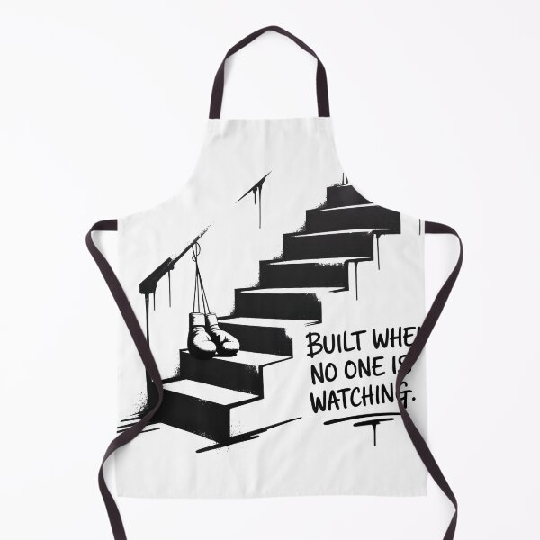 Item preview, Built When No One Is Watching Boxing Shirt – Fighter Mindset Street Art designed and sold by WSPrintCrafter.