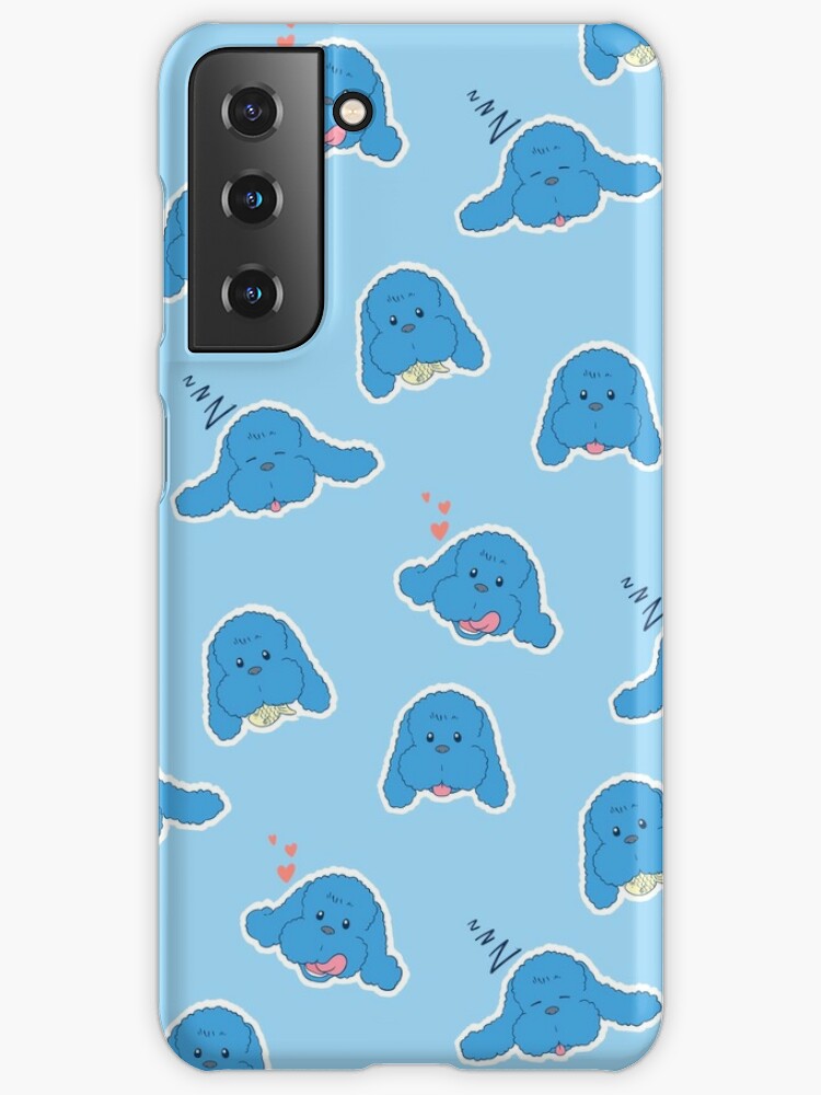 Makkachin Blue Samsung Galaxy Phone Case