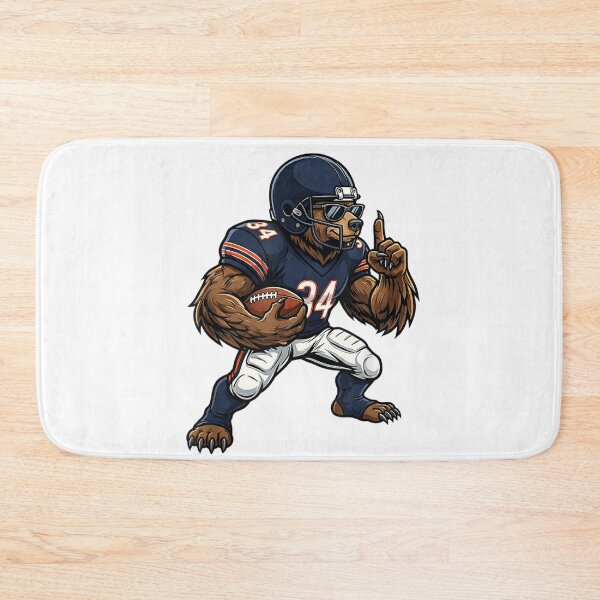 Item preview, Fierce Grizzly Bear Football Player Number 34 Sports Team Art designed and sold by Capisedo.