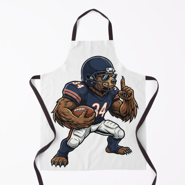 Item preview, Fierce Grizzly Bear Football Player Number 34 Sports Team Art designed and sold by Capisedo.