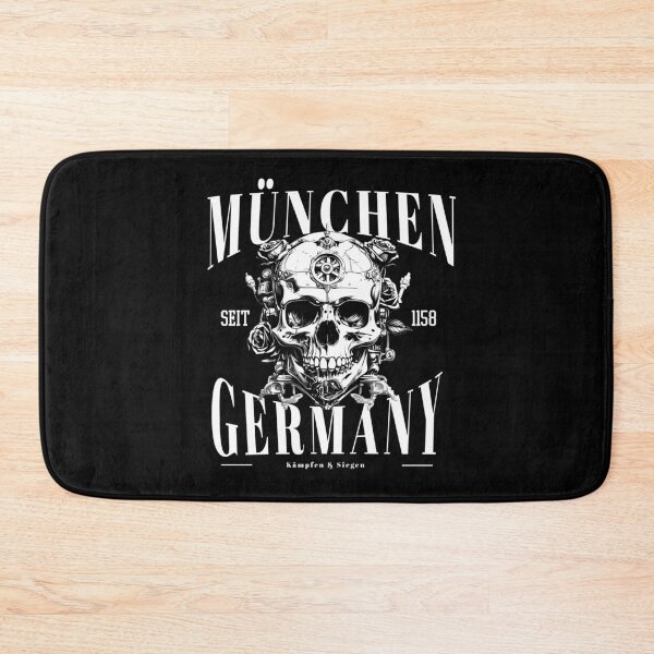 Item preview, Munich, Germany. Fight and Win slogan with skull. designed and sold by Ecmoprints.