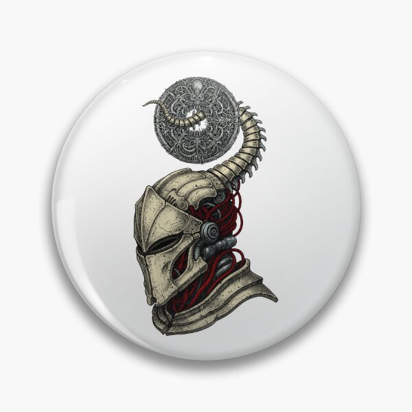 Item preview, Futuristic Knight Helmet designed and sold by krabbaraban.