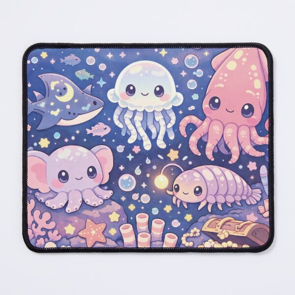 Item preview, Creatures of the Midnight Zone – Sweet Deep Sea World designed and sold by Mauswohn.