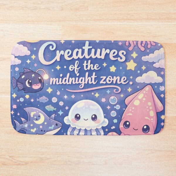 Item preview, Creatures of the Midnight Zone – Sweet Deep Sea World designed and sold by Mauswohn.