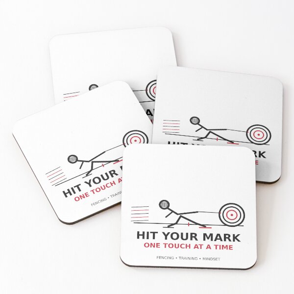 Item preview, Hit Your Mark – Fencing Motivation designed and sold by ChillCharmStudio.