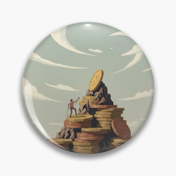 Item preview, Climbing the Money Mountain designed and sold by Glitchart66.