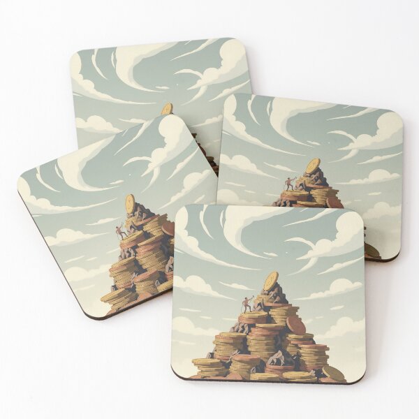 Item preview, Climbing the Money Mountain designed and sold by Glitchart66.
