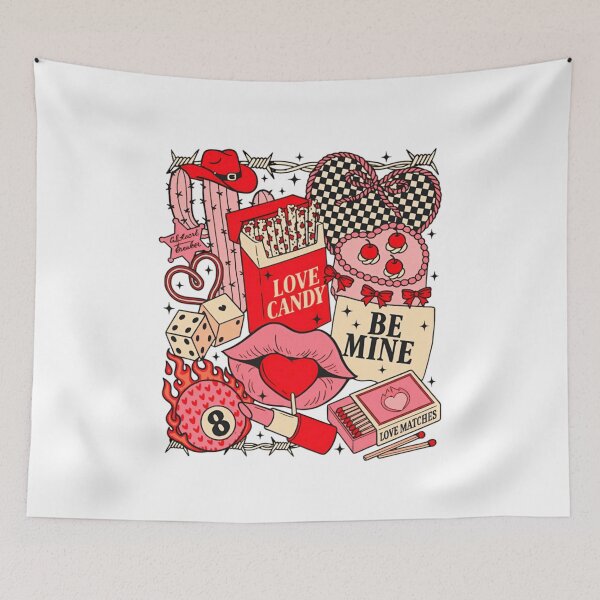 Item preview, Vintage Retro Love Aesthetic Collage With Cowboy Hat Cactus And Candy designed and sold by Capisedo.