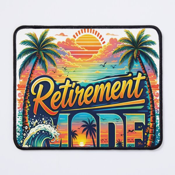 Item preview, “Retirement Mode Activated” design designed and sold by OSAMA MO.