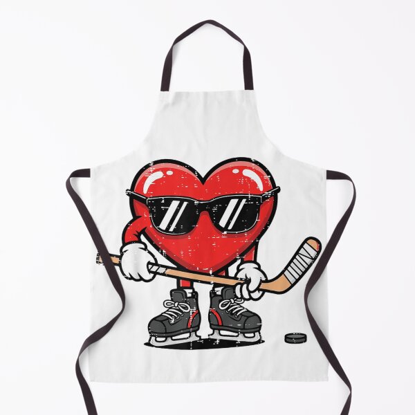 Item preview, Cool Red Heart Character Playing Ice Hockey With Sunglasses And Skates designed and sold by Capisedo.
