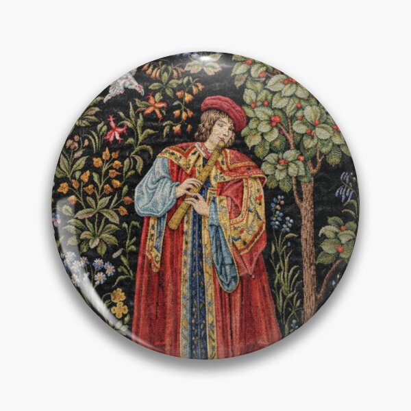Item preview, "Anyway, Here's Wonderwal" Millefleur Tapestry designed and sold by pennyperkins.