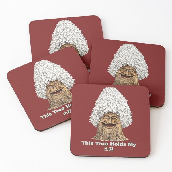 Item preview, This Tree Holds My 소원 – Korean Wishing Tree Illustration designed and sold by mycreastyle.