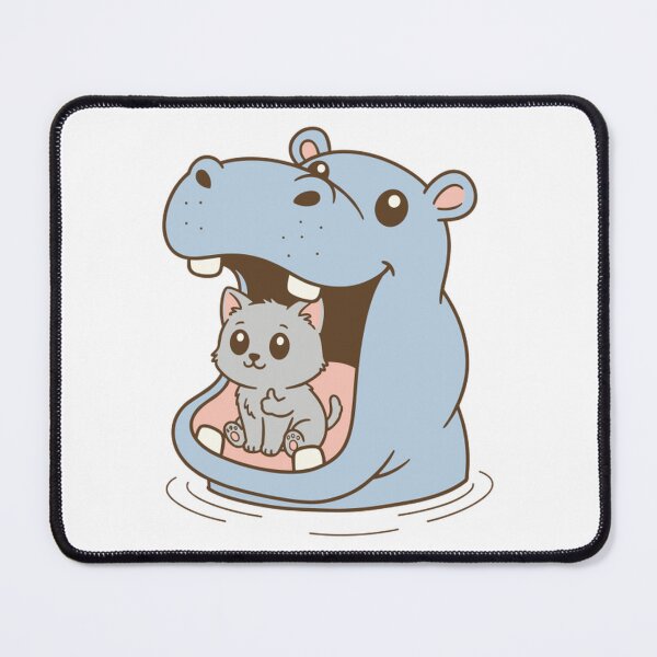 Item preview, Thumbs Up Cat In Happy Hippos Mouth designed and sold by MYLLYPYLLY.