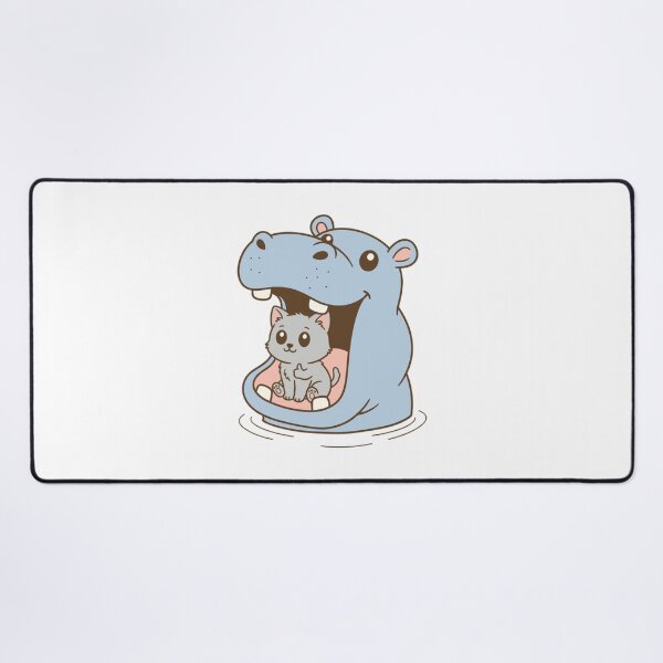 Item preview, Thumbs Up Cat In Happy Hippos Mouth designed and sold by MYLLYPYLLY.
