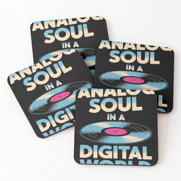 Item preview, Analog Soul A Digital World Music Lover designed and sold by DivyanshBora.