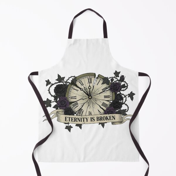 Item preview, Broken Clock Gothic Art – Eternity is Broken, Dark Roses Time Mortality Memento Mori Design designed and sold by Luminari Creations.