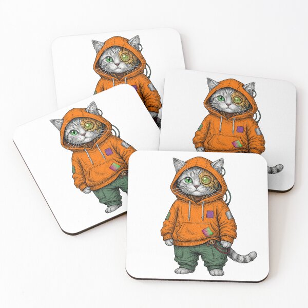 Item preview, The Cybernetic cat designed and sold by krabbaraban.