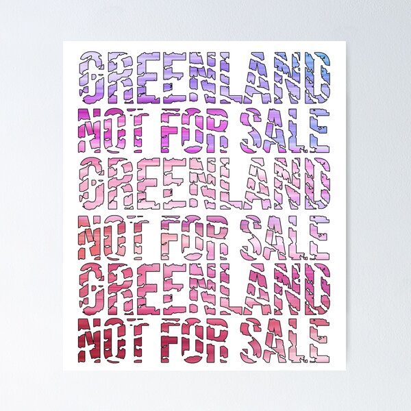 Item preview, Greenland – Identity, Sovereignty, and Arctic Resistance Typography Art designed and sold by ArtsyExplorer.